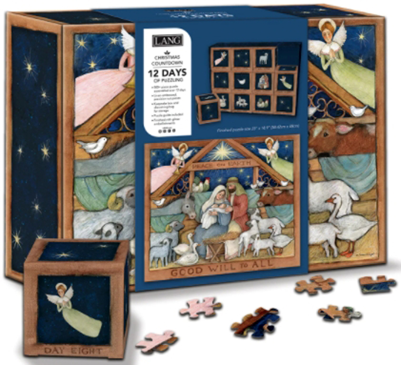 Holiday Greetings Christmas Jigsaw Puzzle By Wellspring