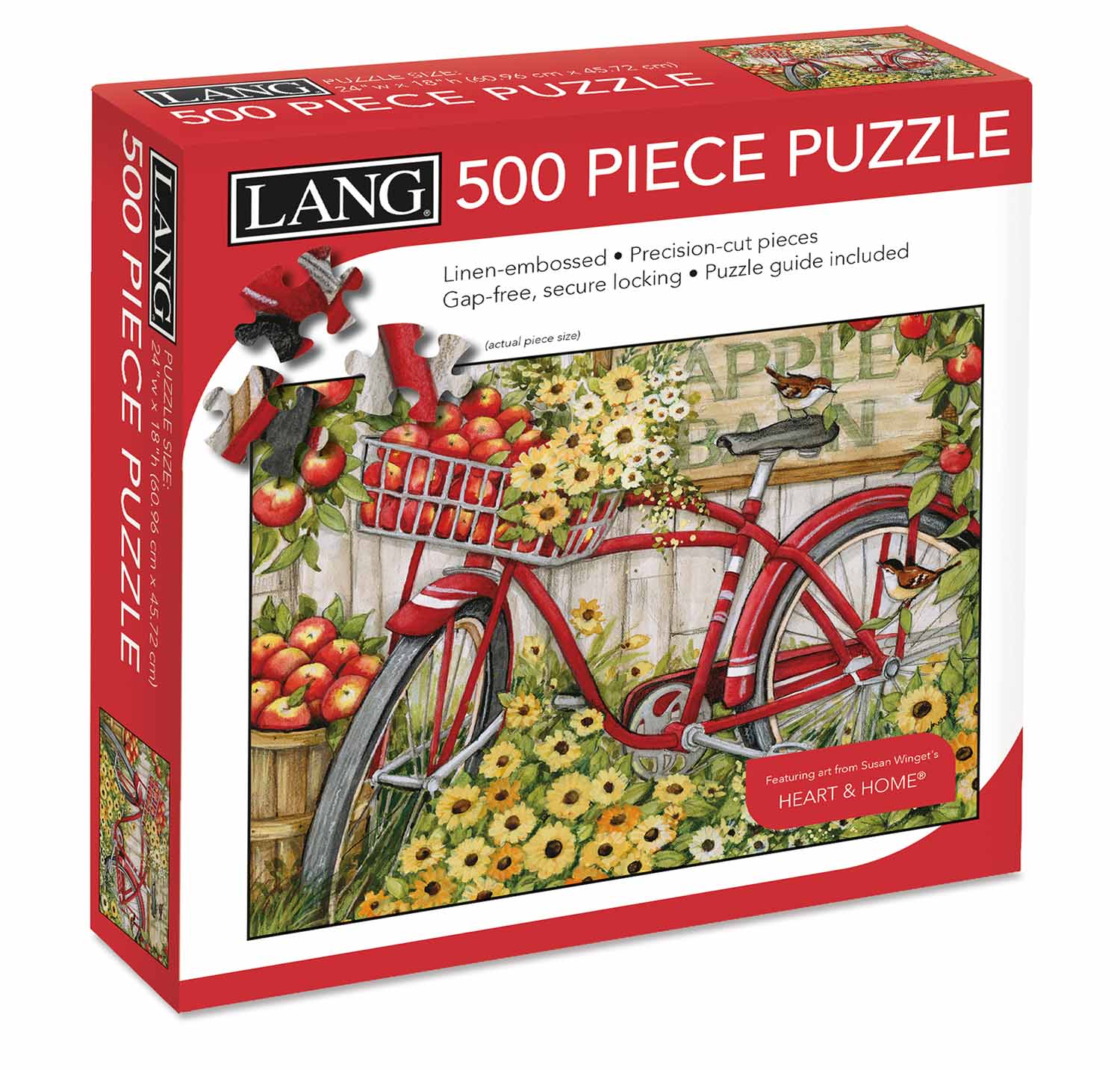 Orchard Bicycle Flower & Garden Jigsaw Puzzle