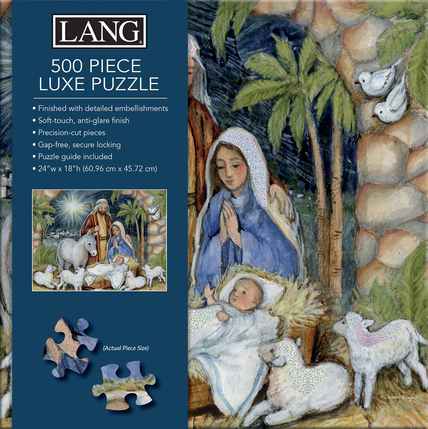 Nativity Luxe Religious Jigsaw Puzzle