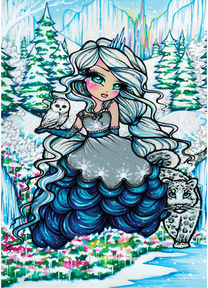 Ice Princess Gothic Art Jigsaw Puzzle