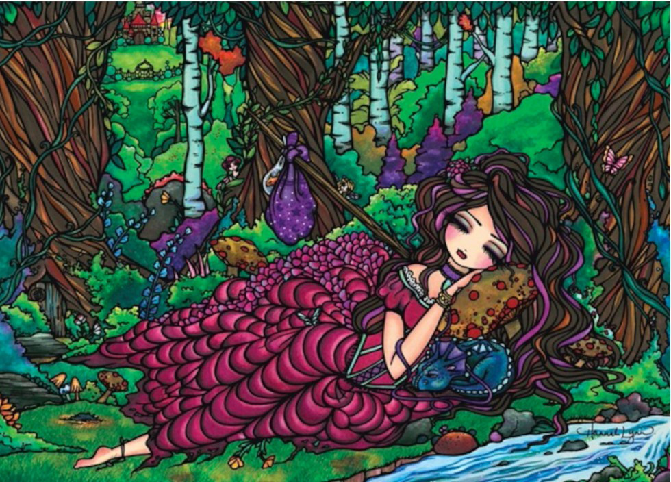 Runaway Princess Gothic Art Jigsaw Puzzle