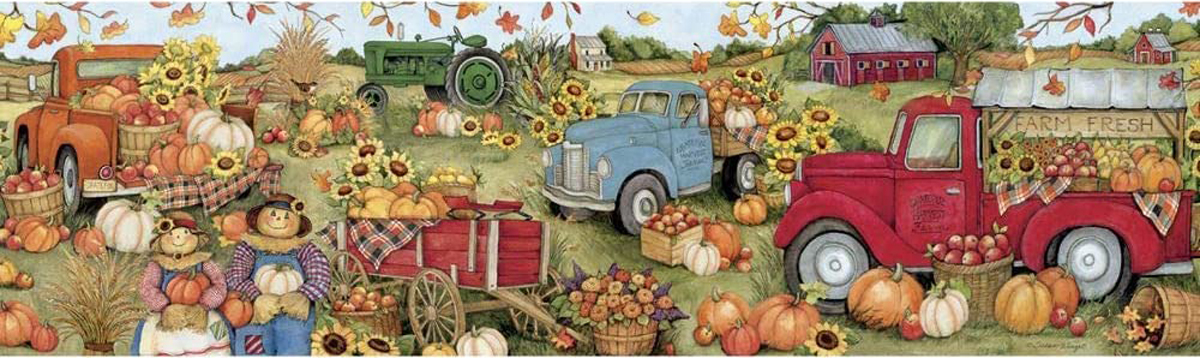 Harvest Truck Fall Jigsaw Puzzle