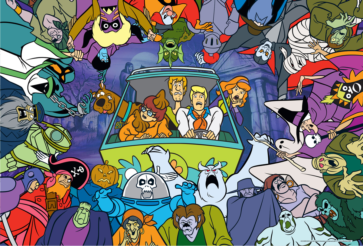 Scooby Doo Classic Monsters Movies & TV Jigsaw Puzzle