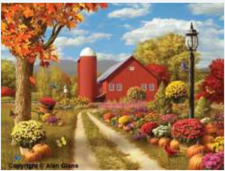 Farm House in Fall