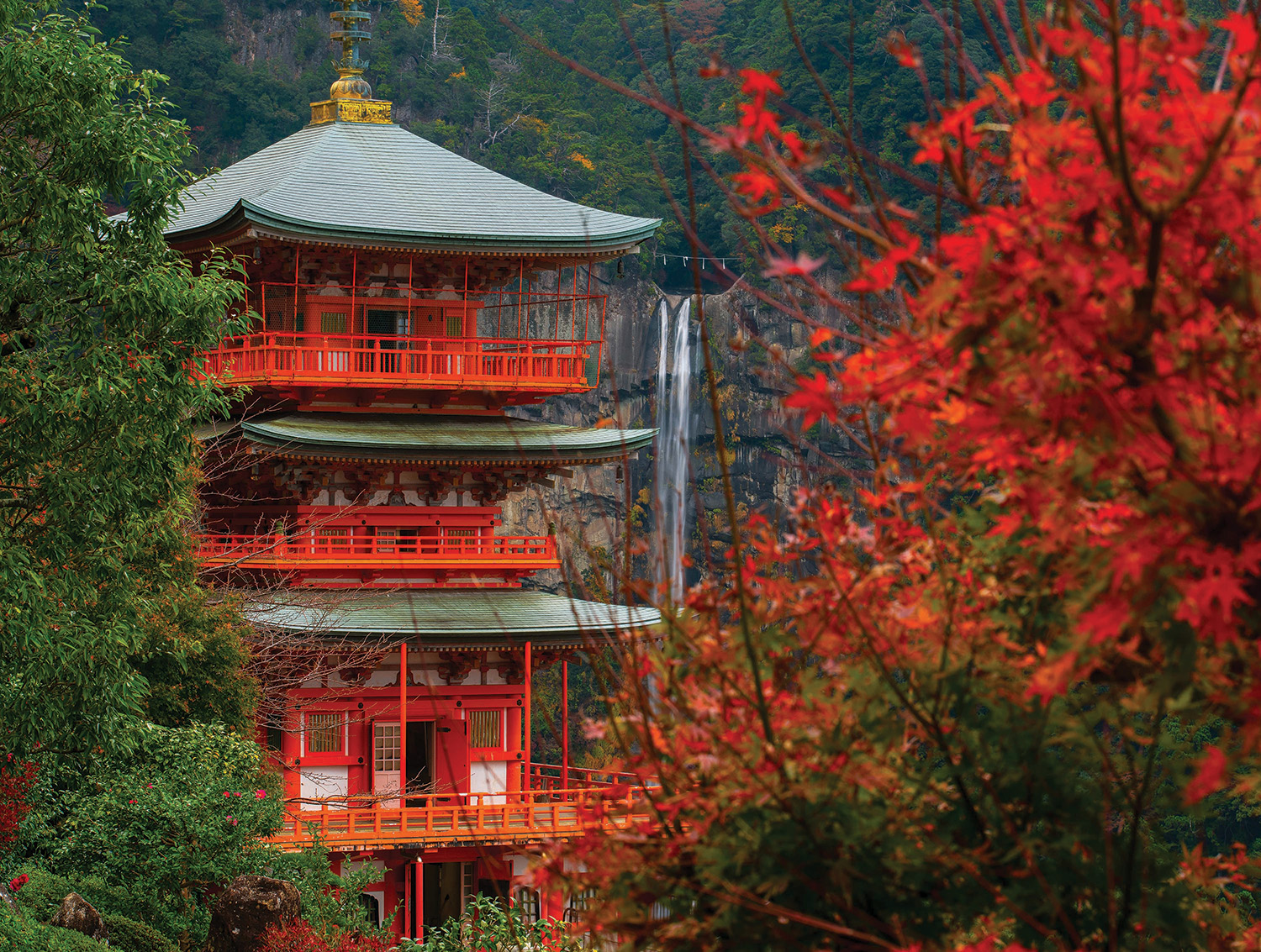 Sanjudo Pagoda, Japan Fall Jigsaw Puzzle
