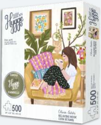 Cozy Chair with Cocoa Domestic Scene Jigsaw Puzzle