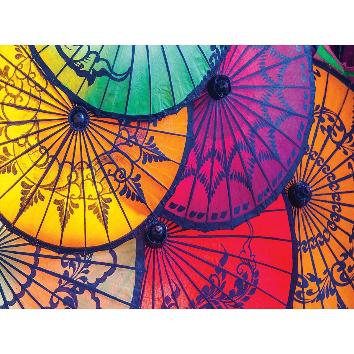 Colorful World Umbrellas Photography Jigsaw Puzzle
