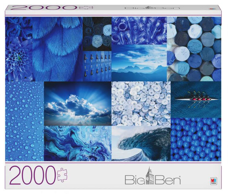 Blues - Scratch and Dent Collage Jigsaw Puzzle