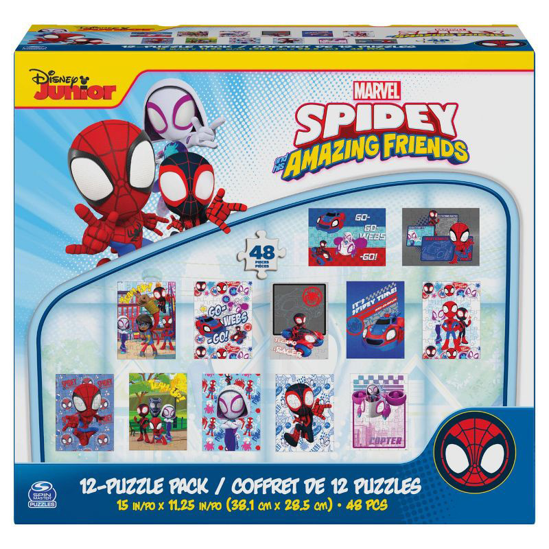 Disney Junior Marvel Puzzle Spidey & His Amazing Friends 8 Puzzle Pack