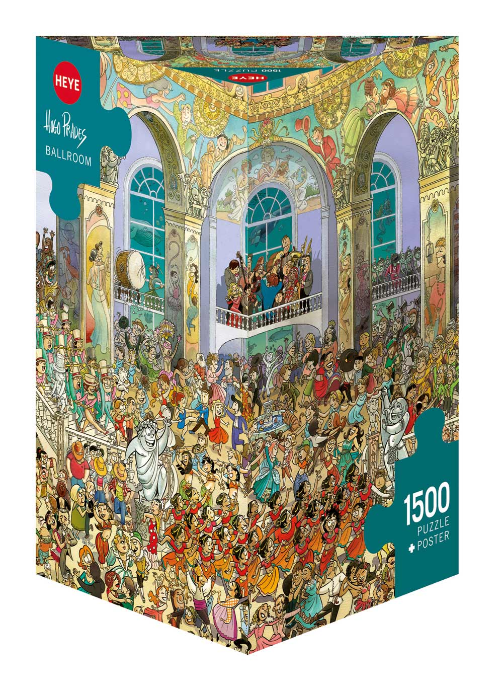 HDHDHD Adult Puzzle 1500 Piece Ballroom Dancing - 1500 Piece