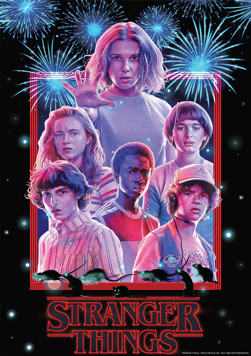 Stranger Things Fireworks Movies / Books / TV Jigsaw Puzzle