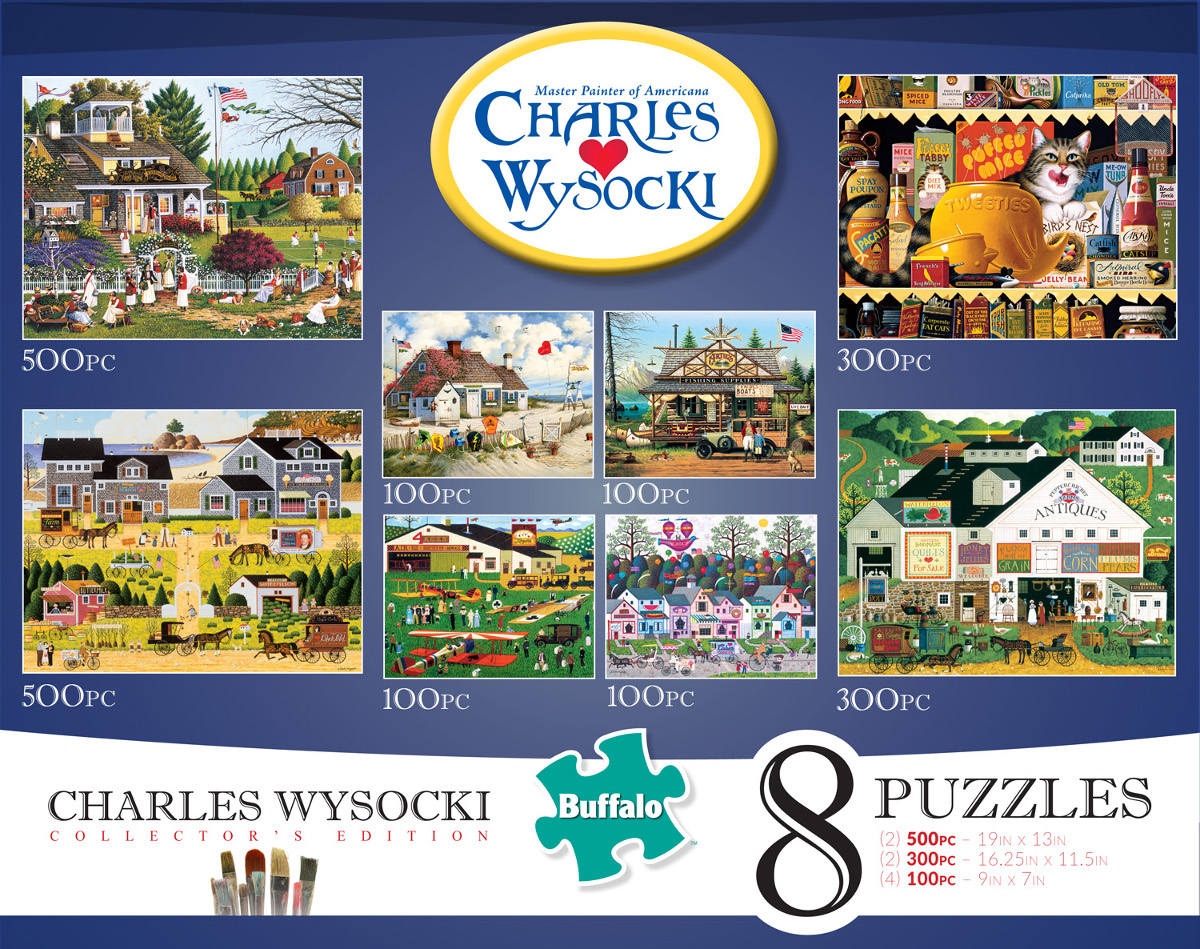 Charles Wysocki Cocoa Break at The Copperfield's 500 PC Buffalo Games for sale online 