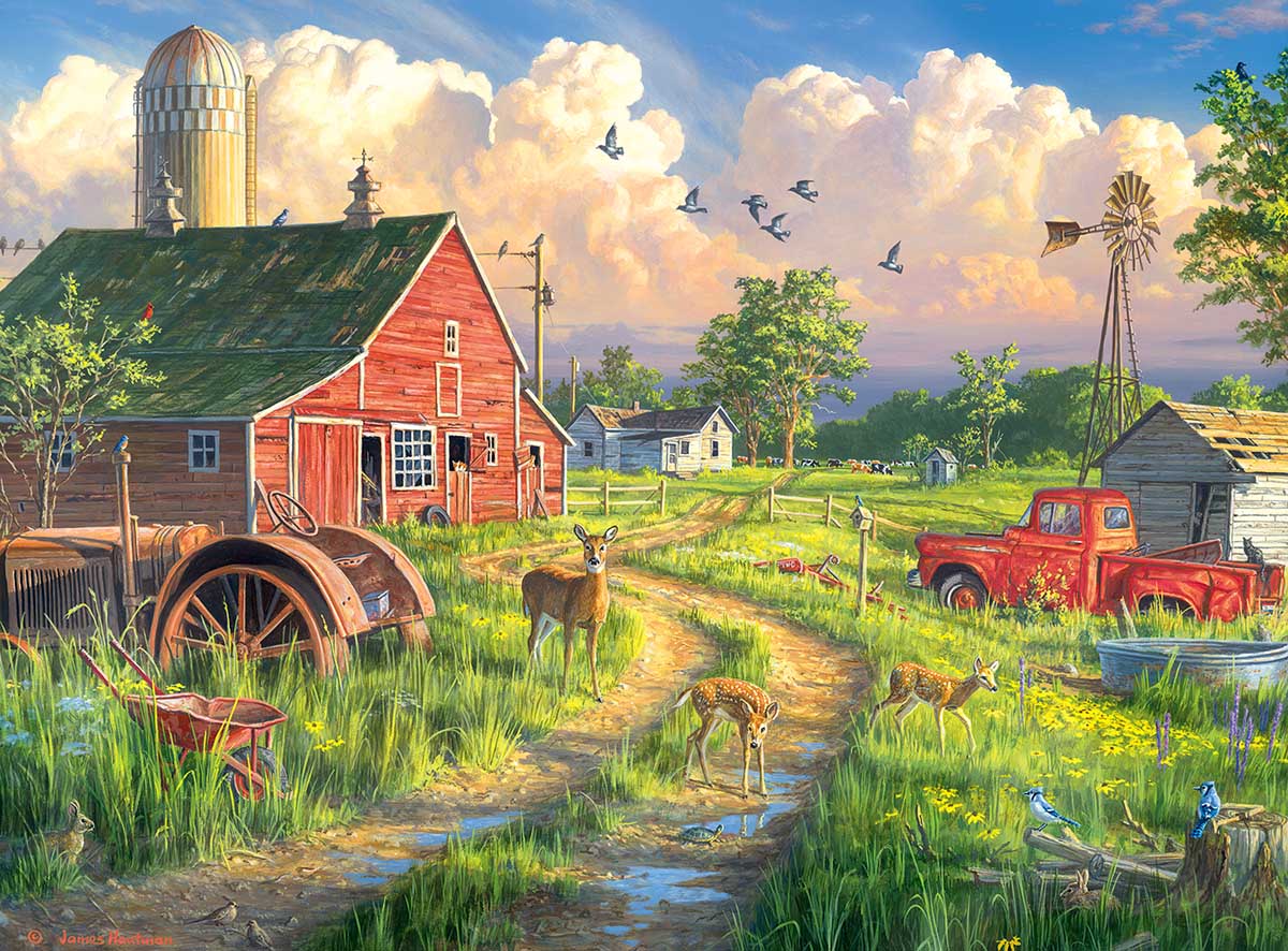 New Life At The Old Farm 1000 Pieces Buffalo Games Puzzle Warehouse