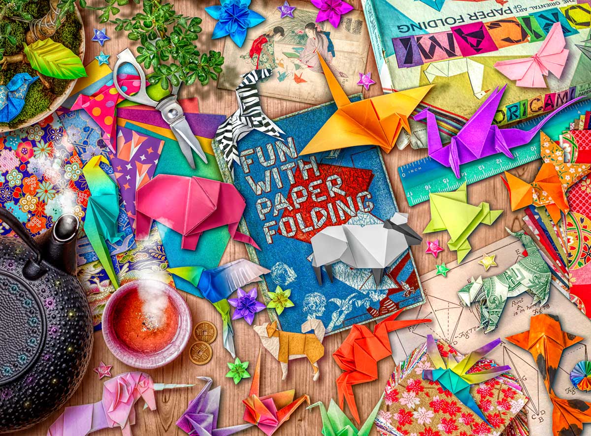 Art of Origami Quilting & Crafts Jigsaw Puzzle