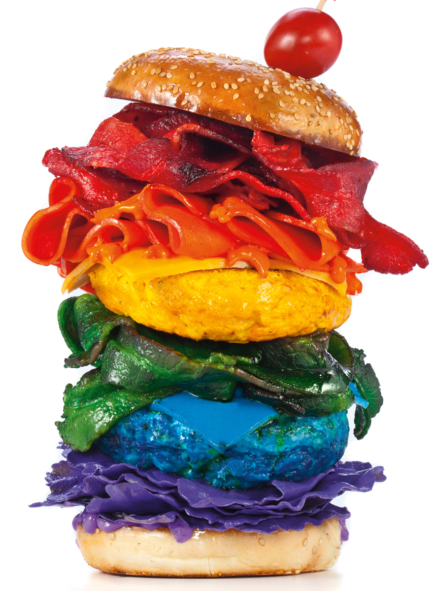 BLANC Series: Rainbow Sandwich Food and Drink Jigsaw Puzzle