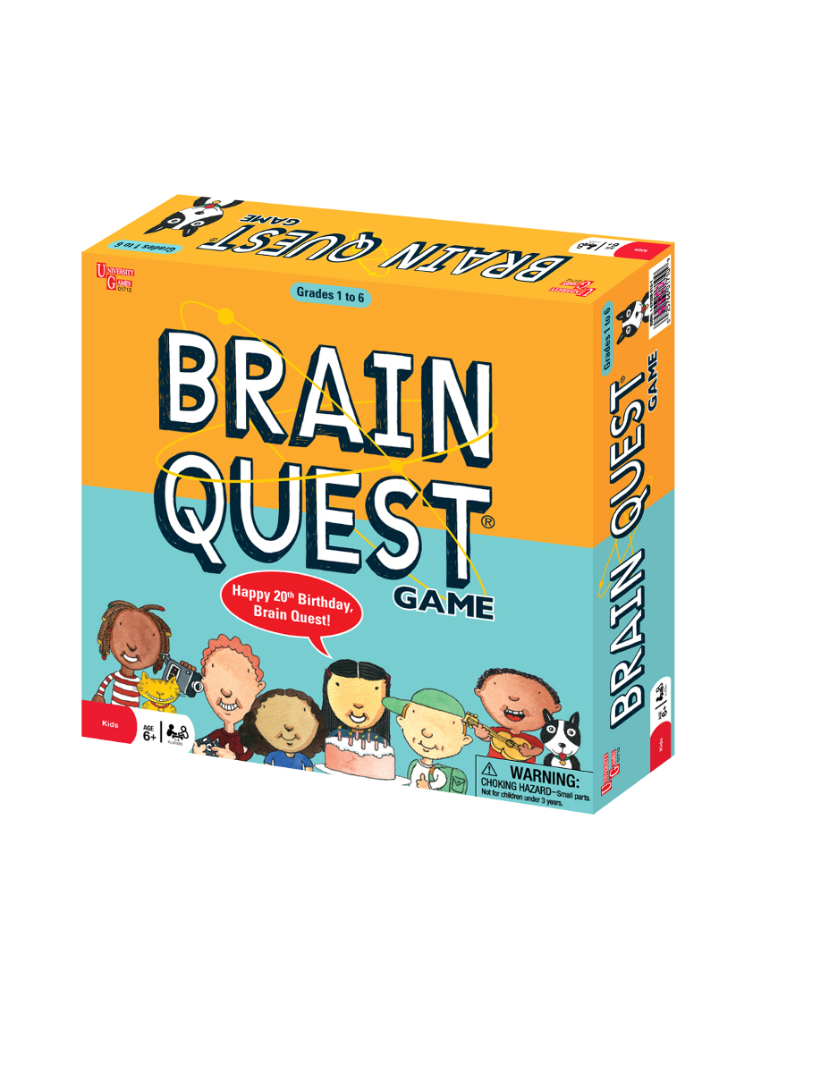 Brain Quest 20th Birthday Edition Game, University Games | Puzzle Warehouse