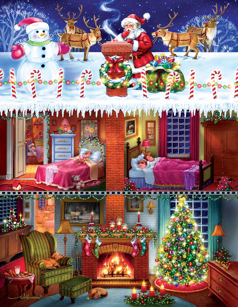 Who's On The Roof? Christmas Jigsaw Puzzle