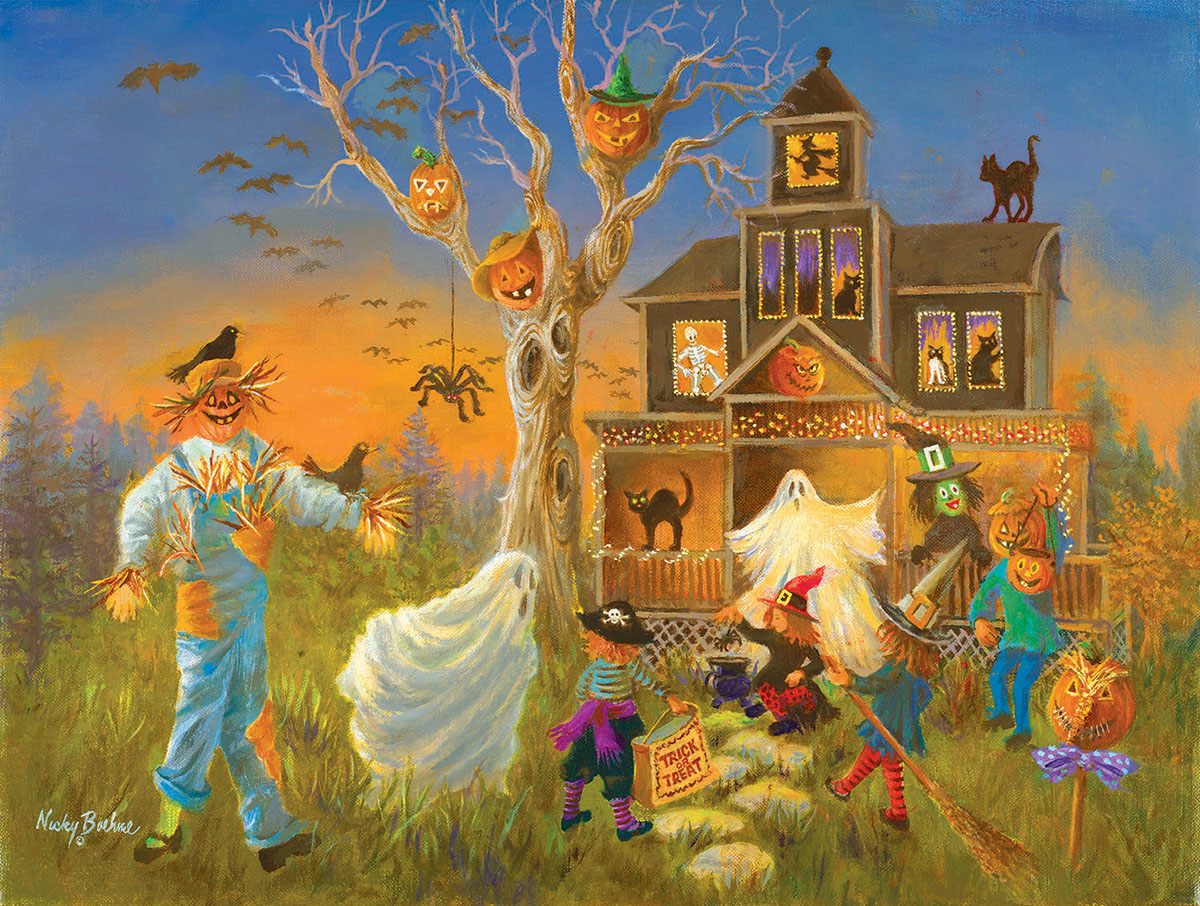 Spooky Halloween Jigsaw Puzzle  PuzzleWarehouse.com