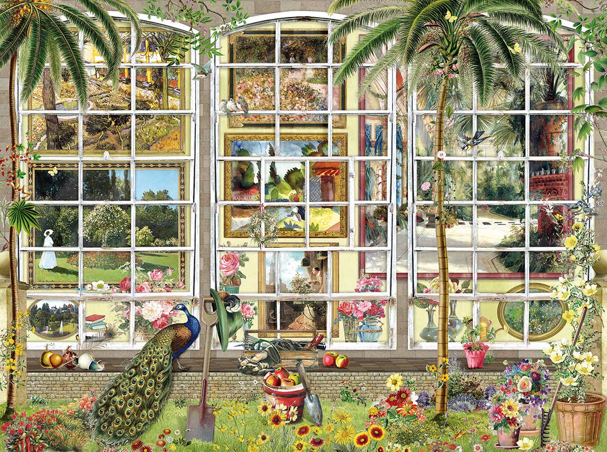 Gardens in Art Flower & Garden Jigsaw Puzzle