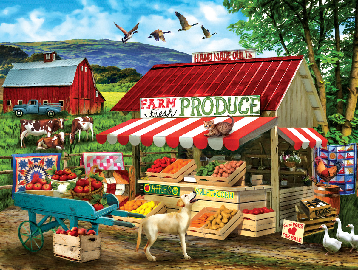 Pure Country Fruit & Vegetable Jigsaw Puzzle