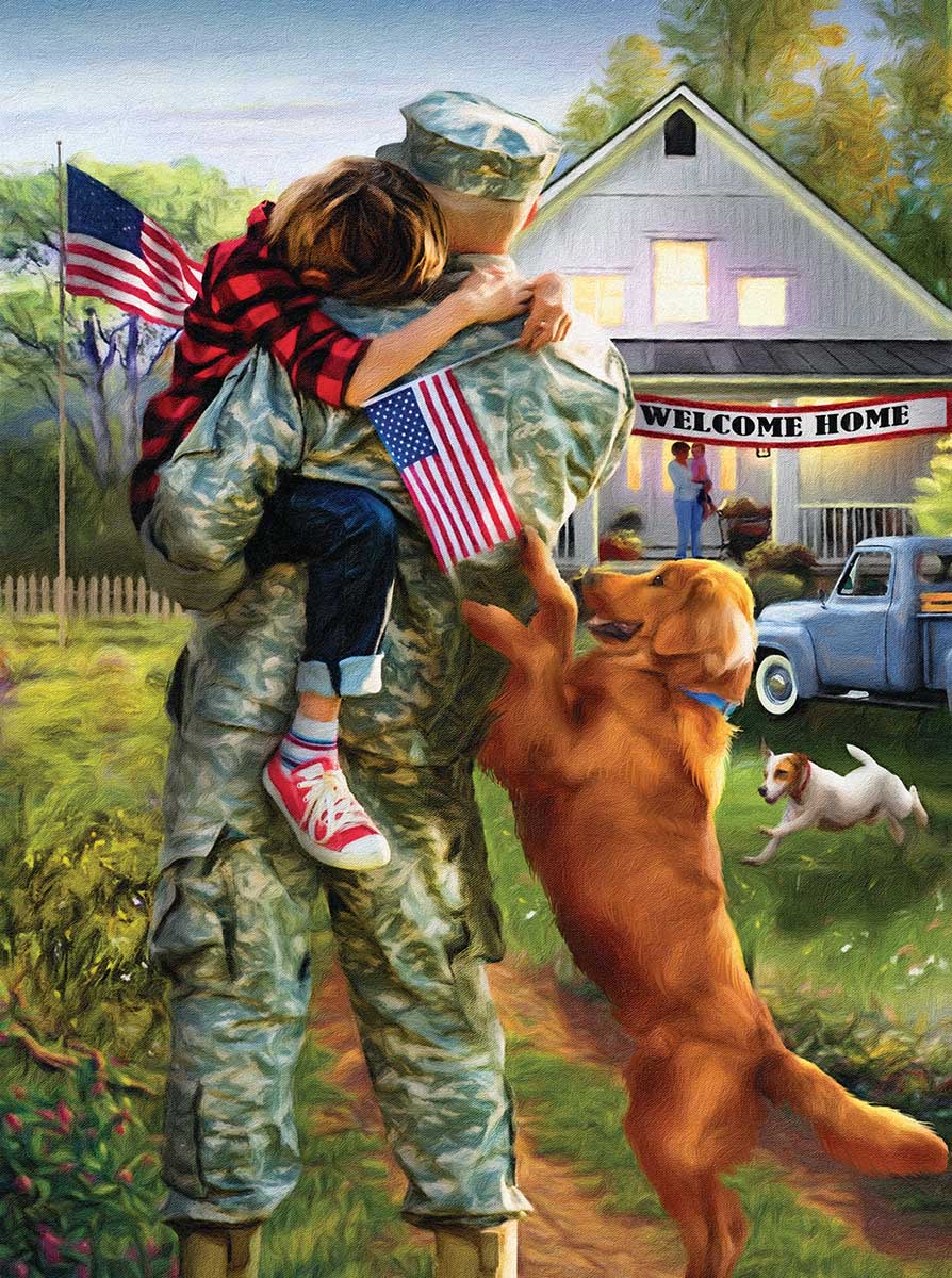 A Warm Welcome Home Fourth of July Jigsaw Puzzle