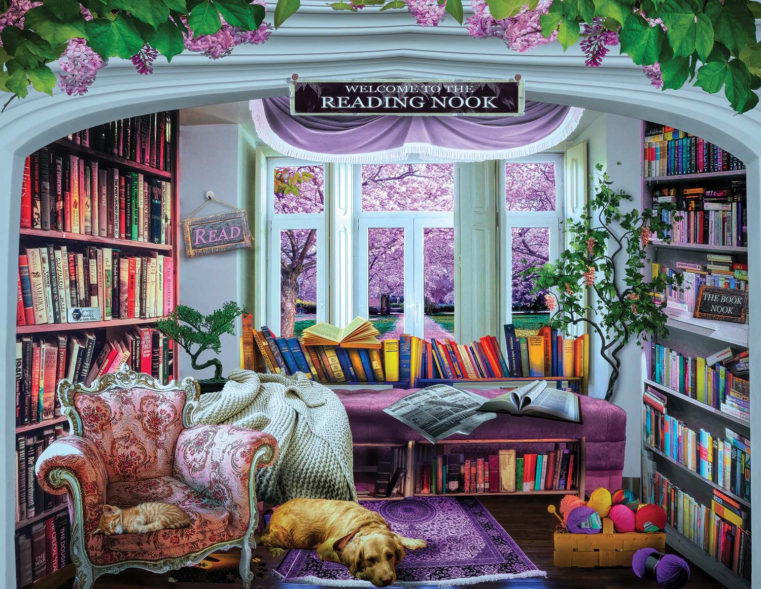 Reading Nook Around the House Jigsaw Puzzle
