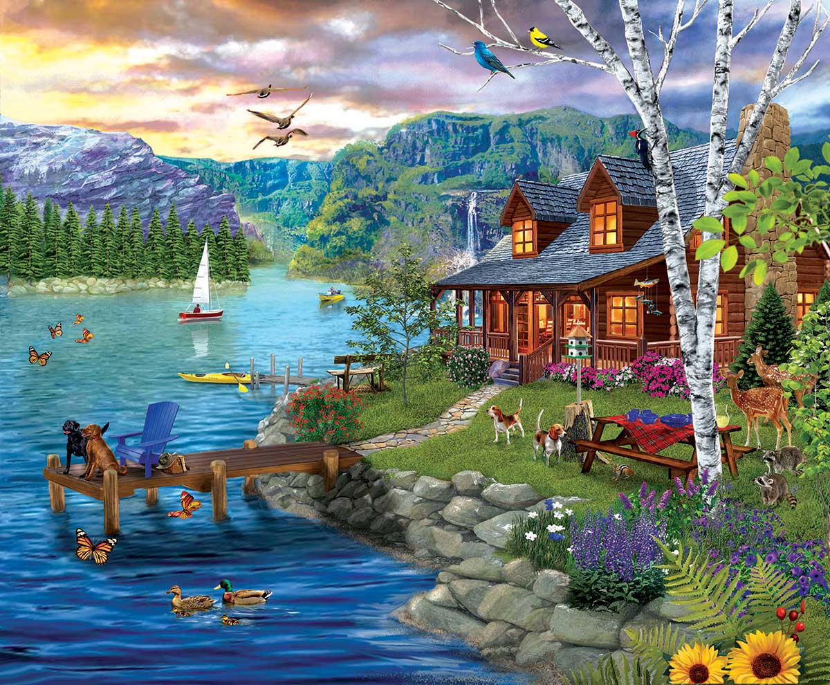 Summer Rural Landscape Jigsaw Puzzle Online