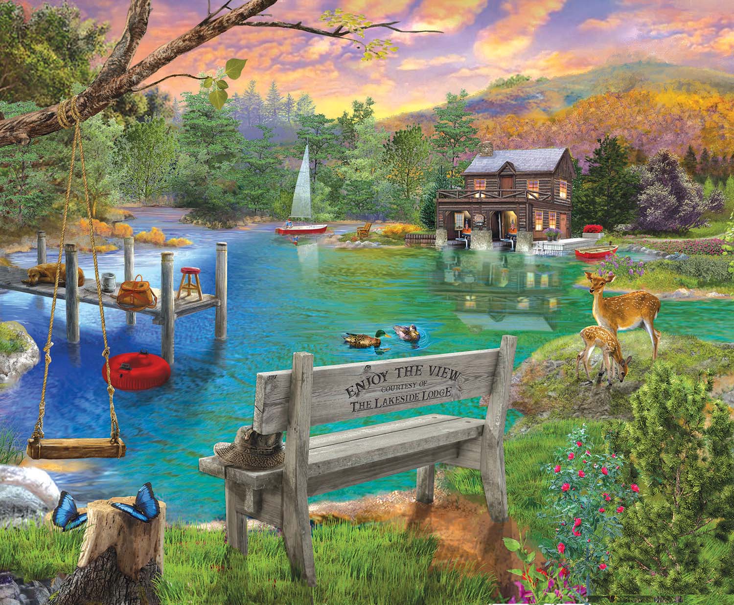 Enjoy the View Nature Jigsaw Puzzle