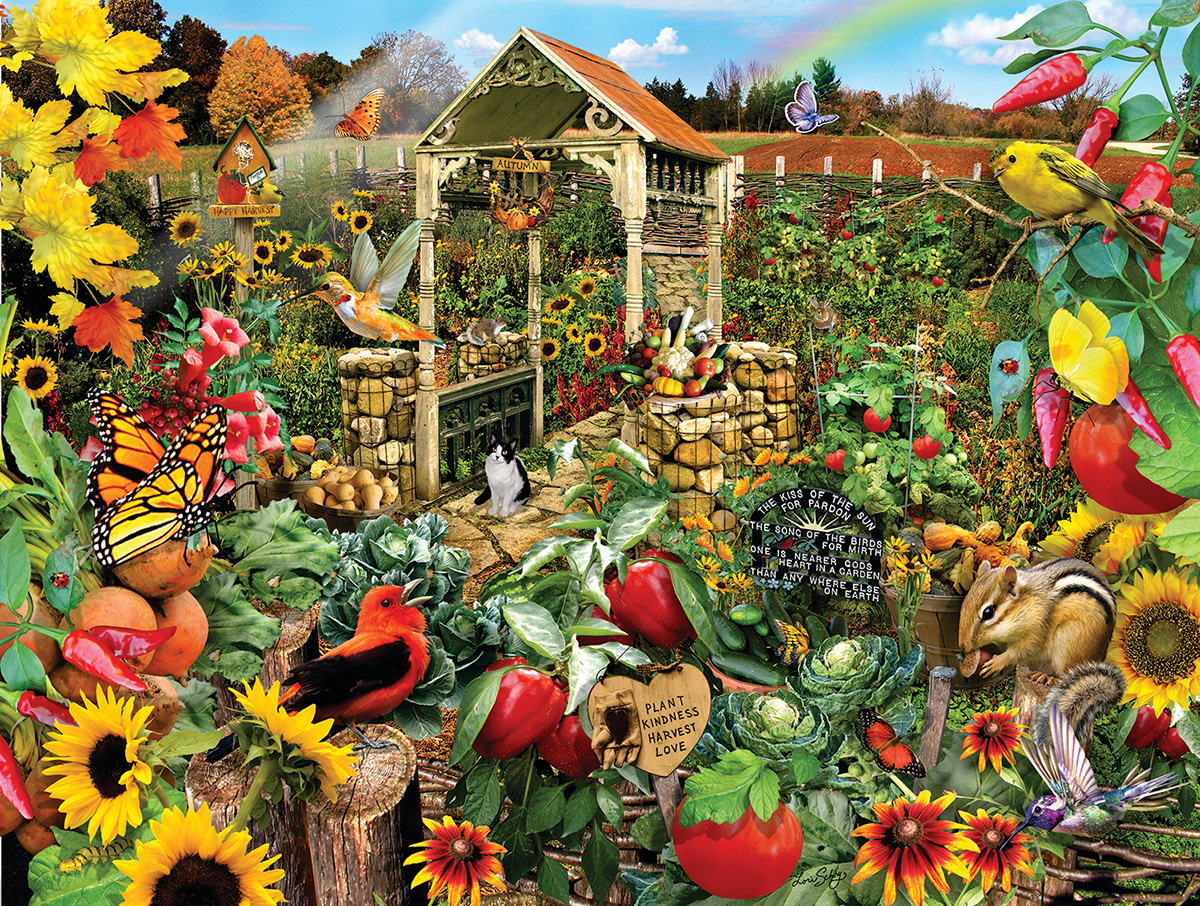 Community Garden - Scratch and Dent Flower & Garden Jigsaw Puzzle