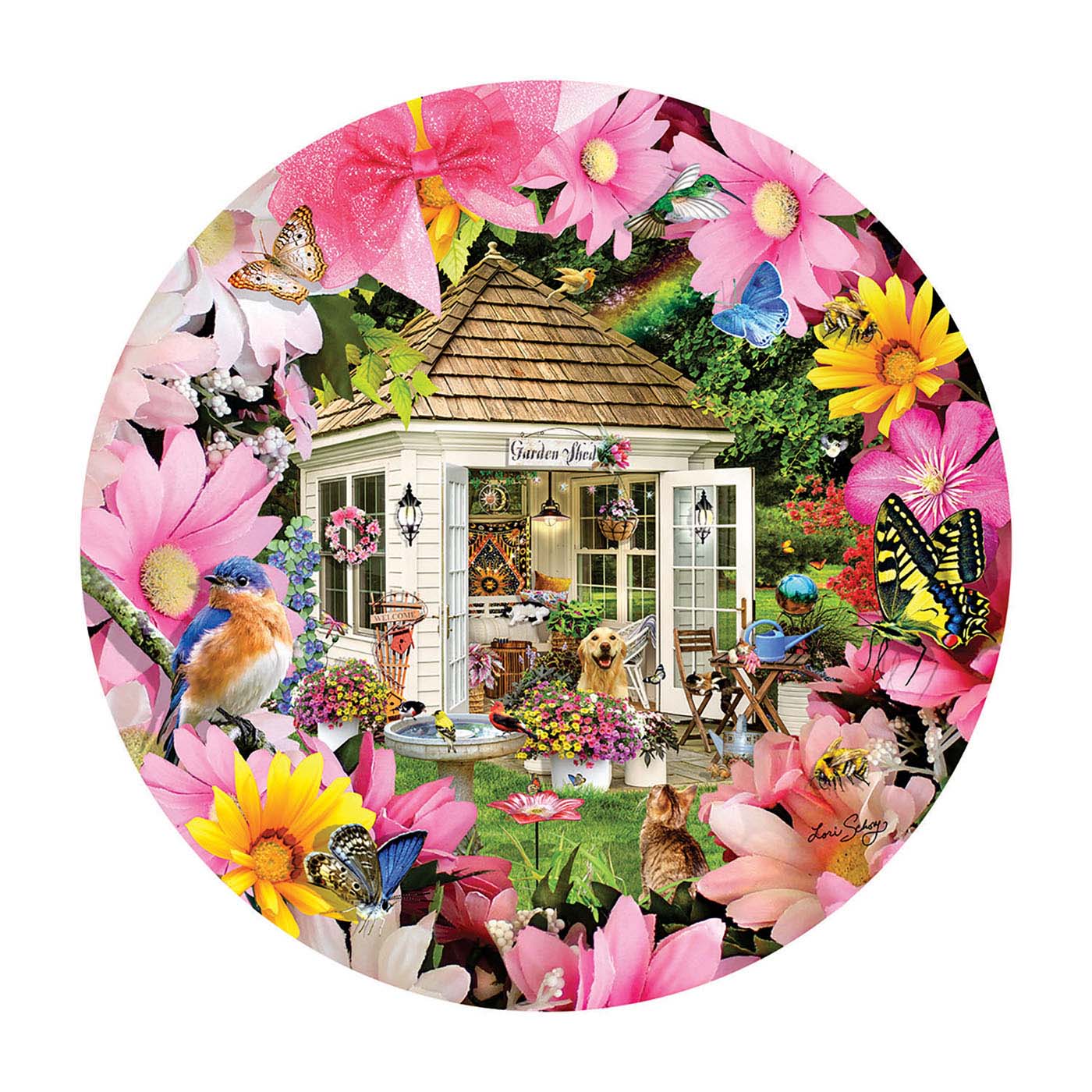 Garden Shed in Flower Flower & Garden Jigsaw Puzzle