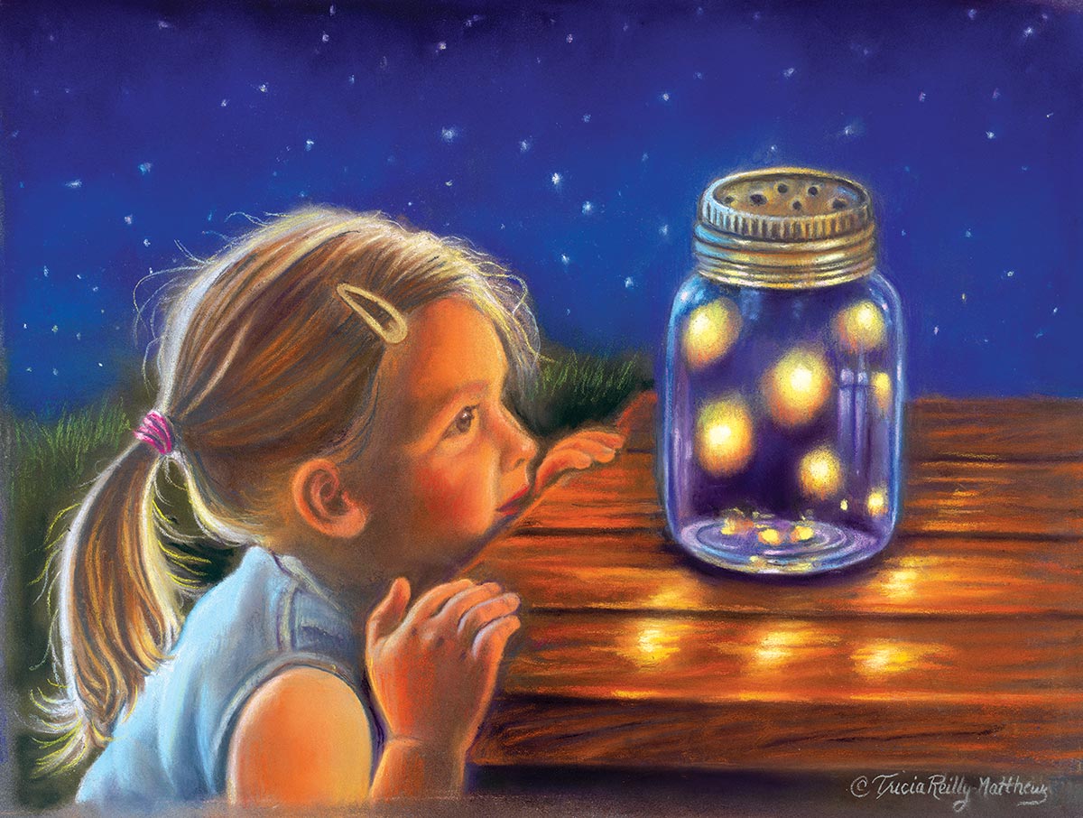 Magical Fireflies, 300 Pieces, SunsOut | Puzzle Warehouse