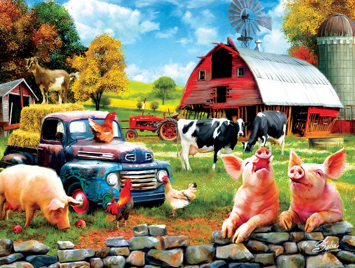 Down Home - Scratch and Dent Farm Jigsaw Puzzle