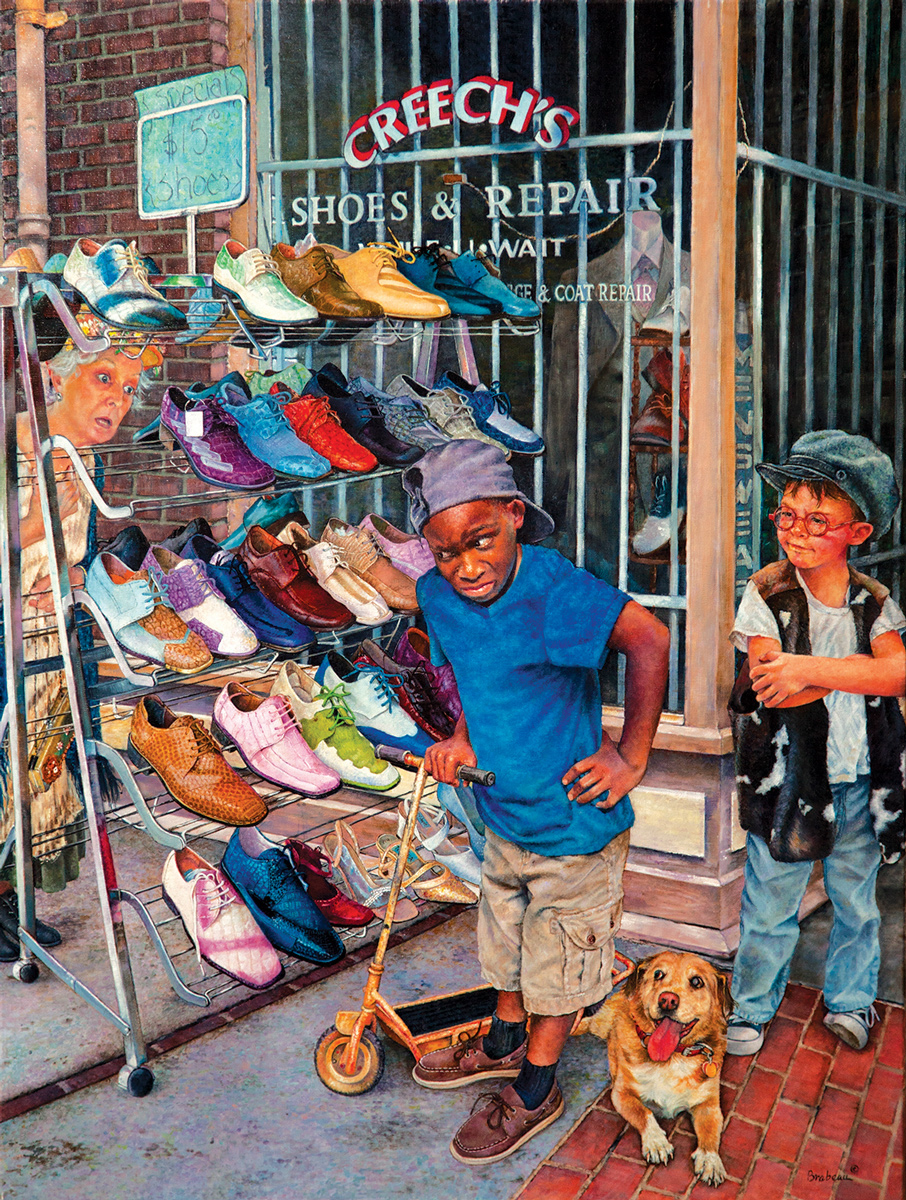 Crazy Shoes Shopping Jigsaw Puzzle