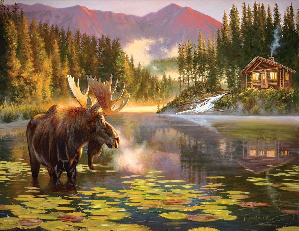 Resting Place Forest Animal Jigsaw Puzzle