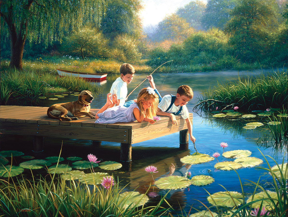 A Time to Play - Scratch and Dent Lakes & Rivers Jigsaw Puzzle