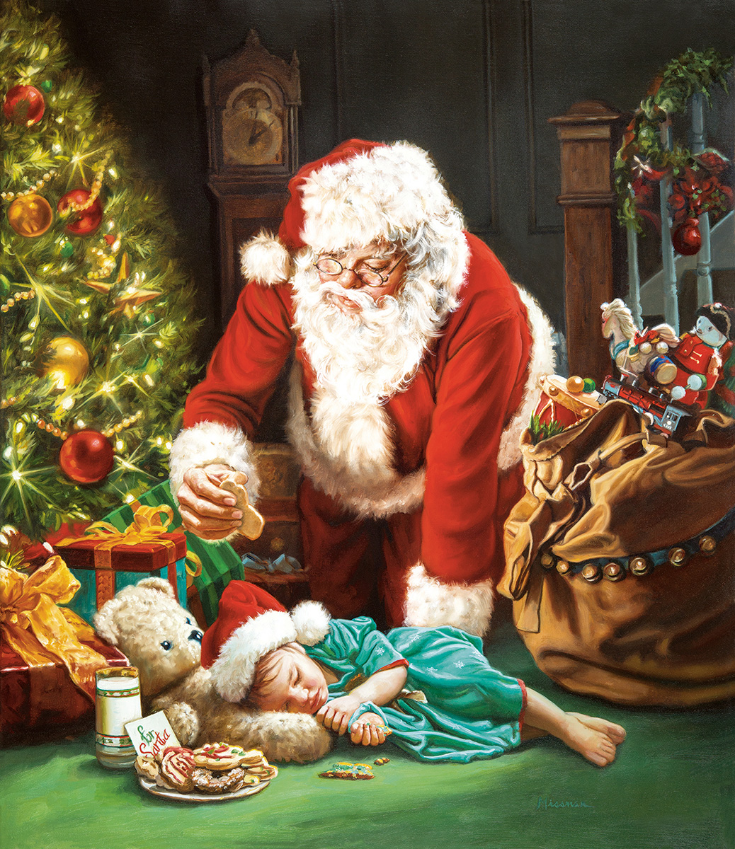 A Cookie for Santa Christmas Jigsaw Puzzle