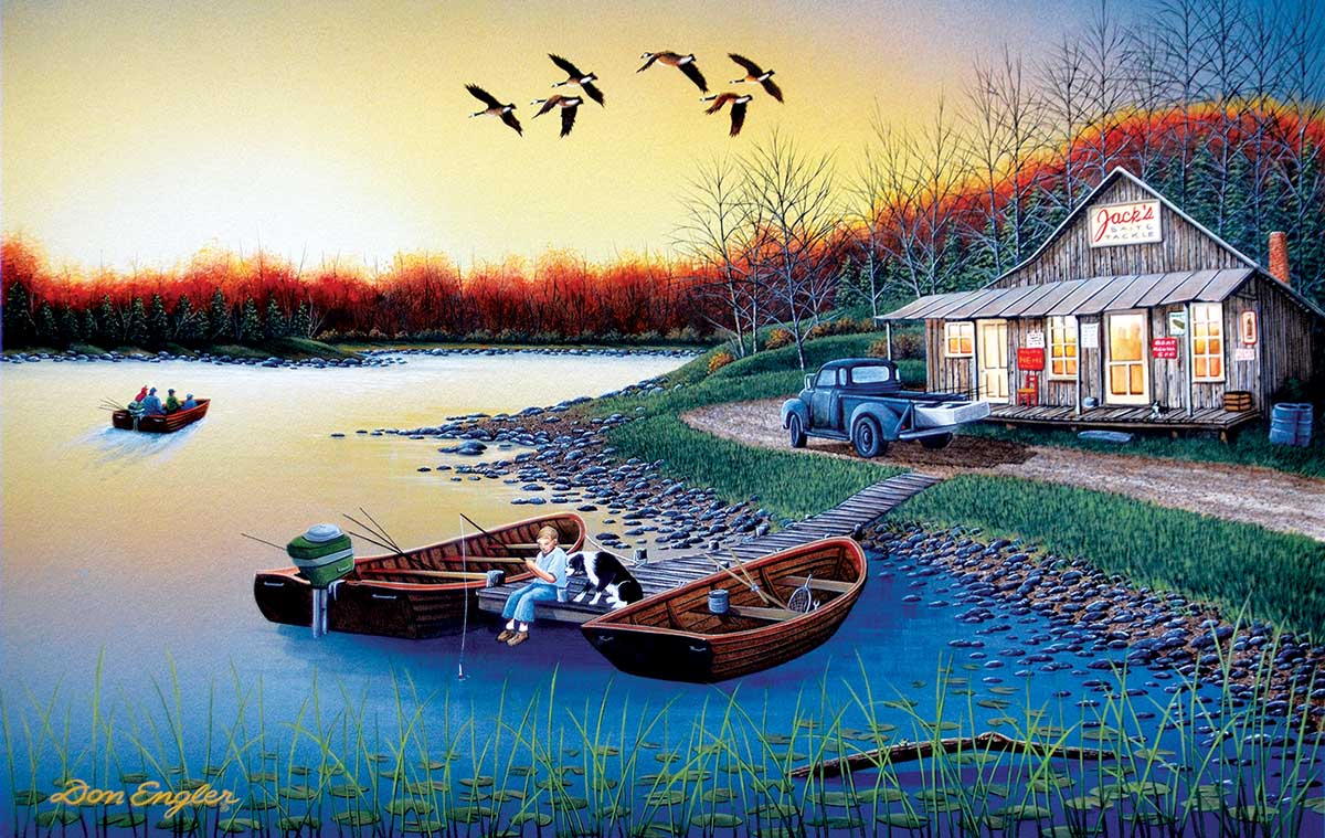 Jack's Place Lakes & Rivers Jigsaw Puzzle