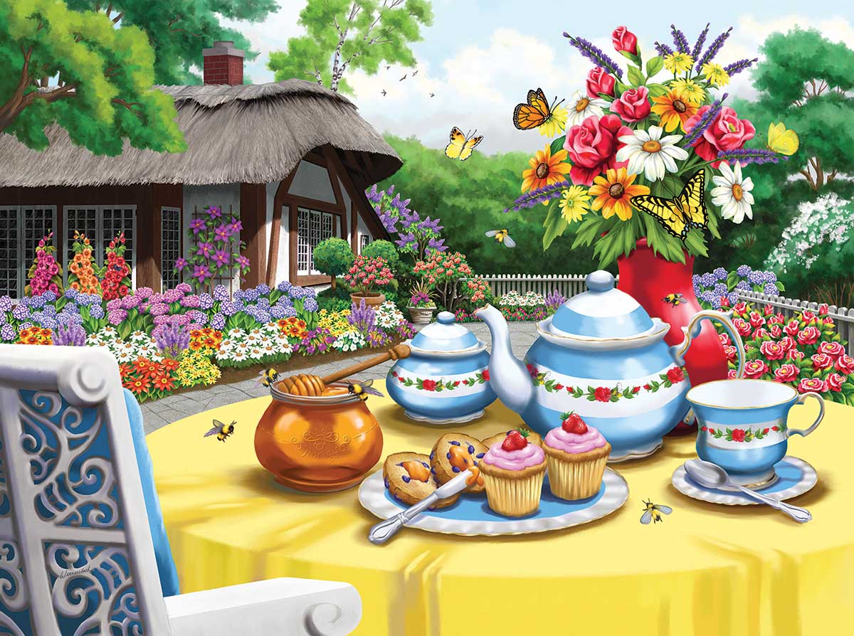 Honey and Tea Butterflies and Insects Jigsaw Puzzle