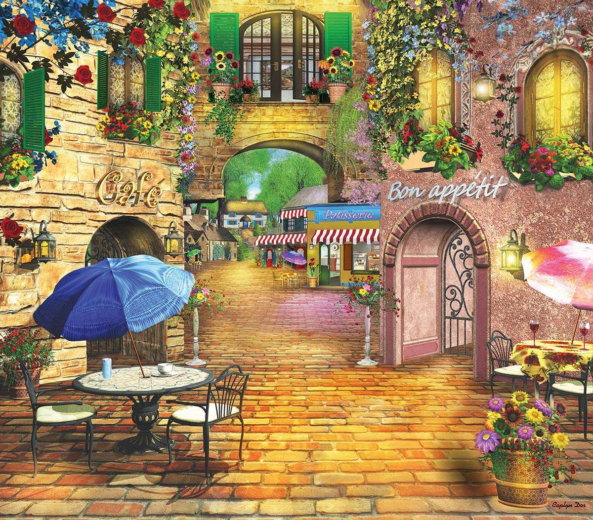 Enjoy the Day Flowers Jigsaw Puzzle