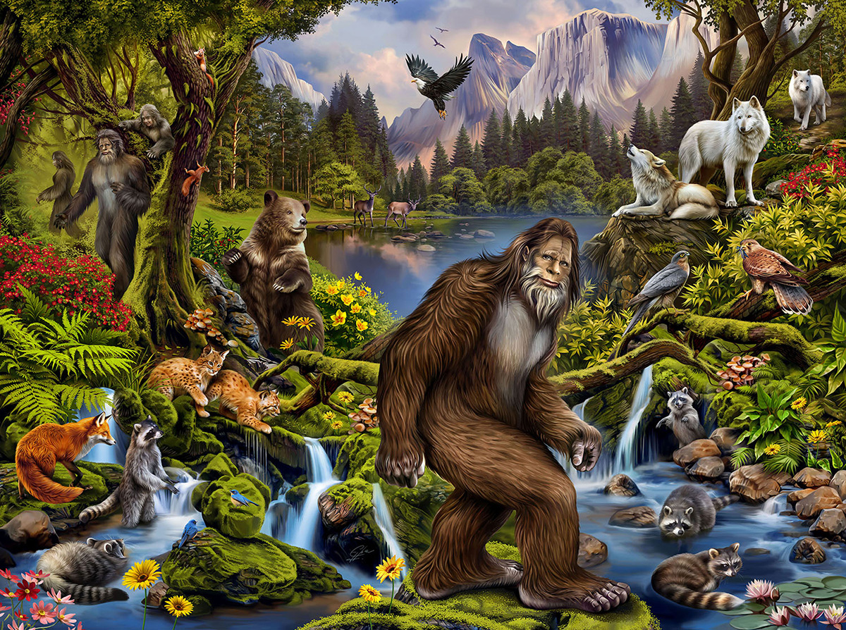 King of the Forest Forest Animal Jigsaw Puzzle