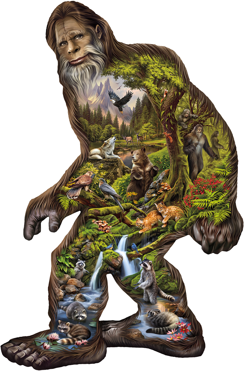 Out of the Forest Wildlife Shaped Puzzle