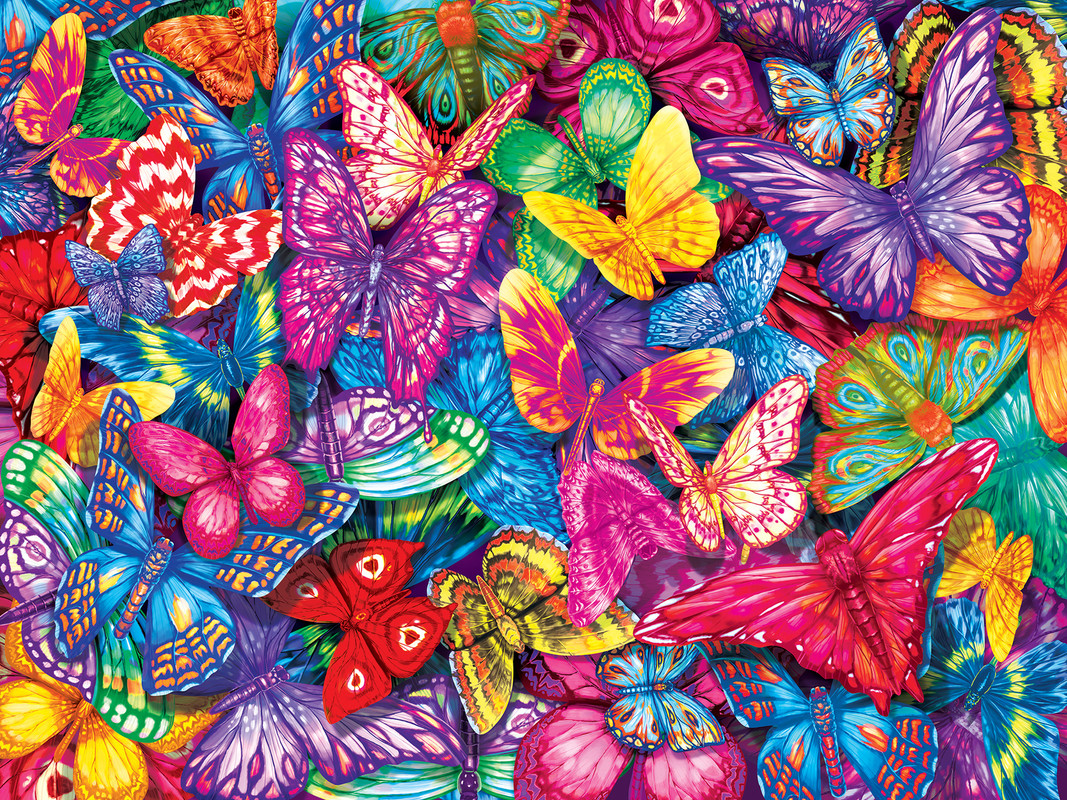 Kodak 350 - Colorful Butterflies by Sean Harrison