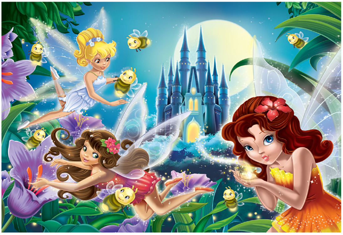 Fairies Bright in the Night, 200 Pieces, Clementoni | Puzzle Warehouse