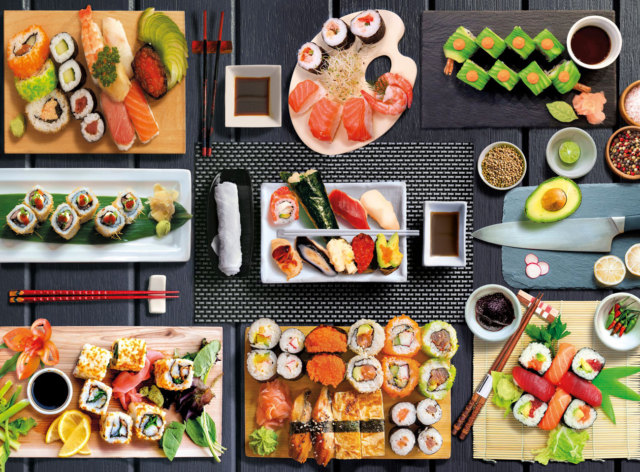 Sushi Food and Drink Jigsaw Puzzle