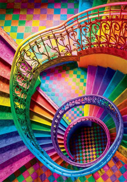 Color Boom - Stairs, 500 Pieces, Clementoni
