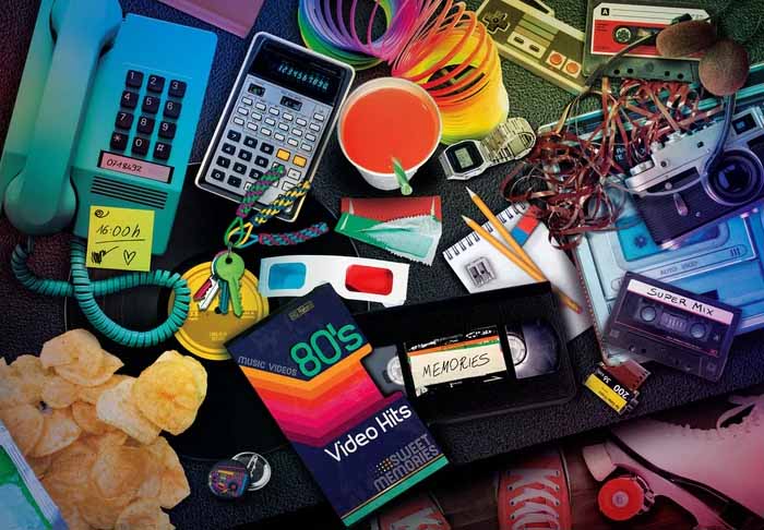 80s Nostalgia Nostalgic & Retro Jigsaw Puzzle
