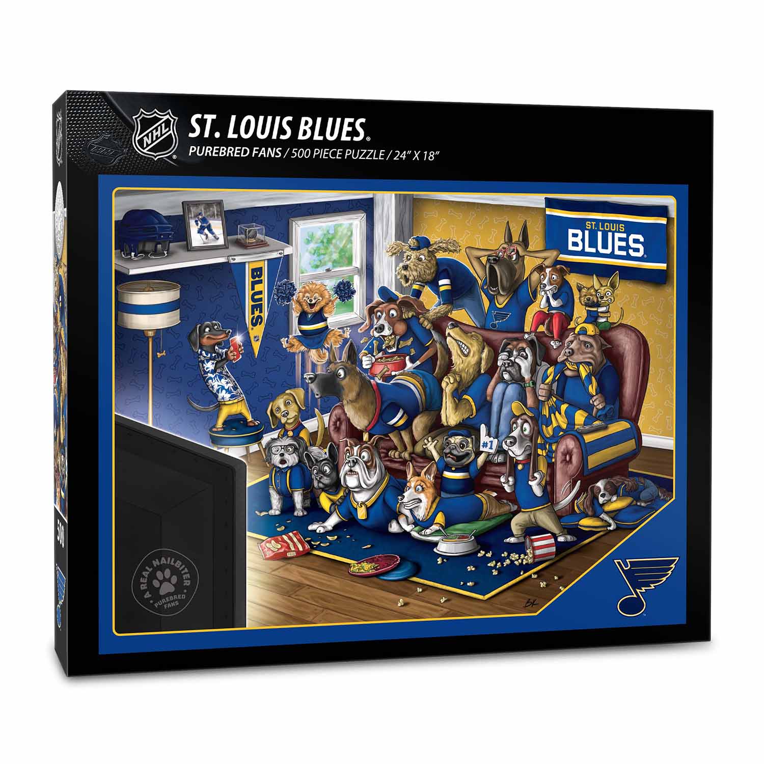 St. Louis Blues Purebred Fans Sports Jigsaw Puzzle