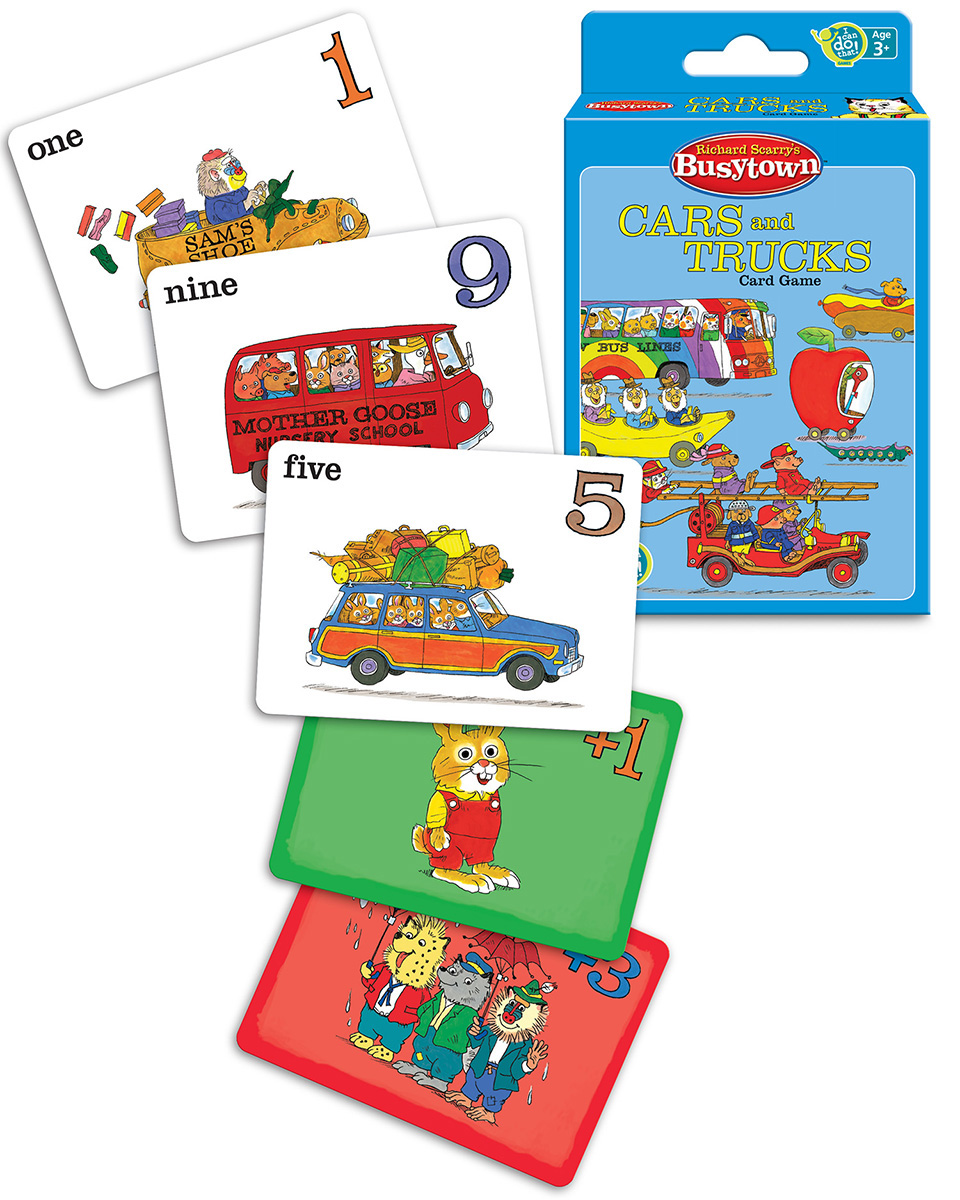 Richard Scarry\u2019s Busytown\u00ae Cars and Trucks Card Game  PuzzleWarehouse.com
