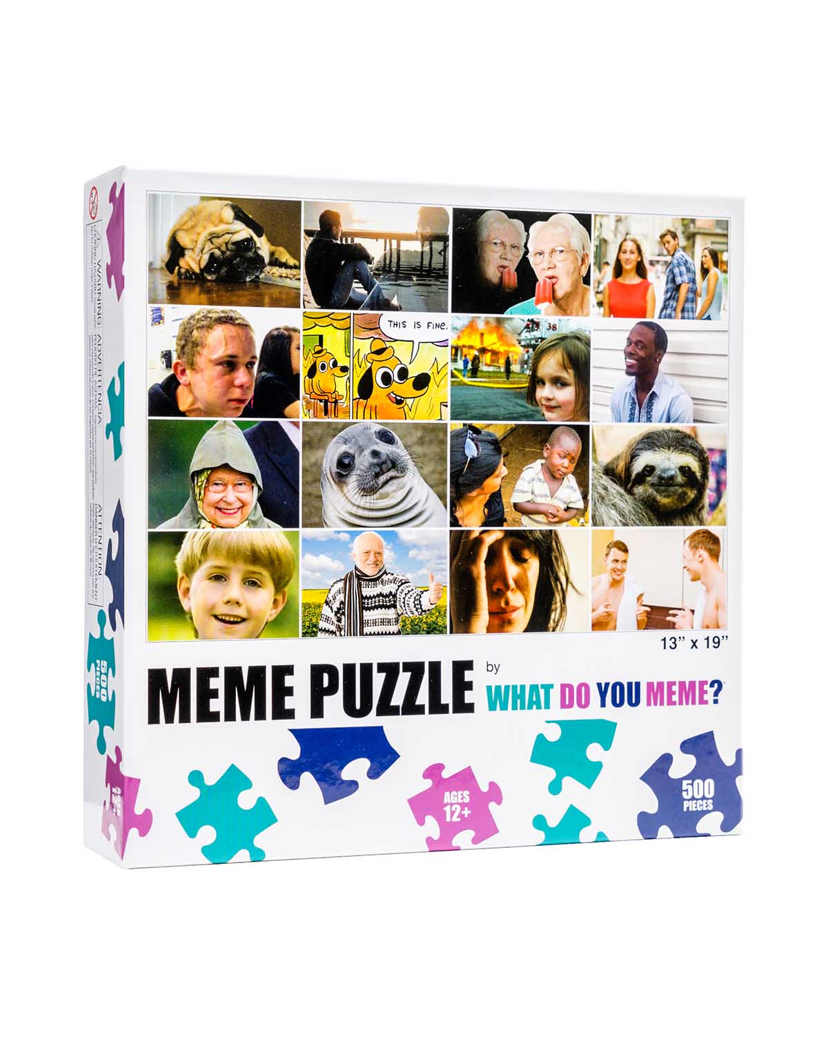 What Do You Meme Grid Collage Jigsaw Puzzle
