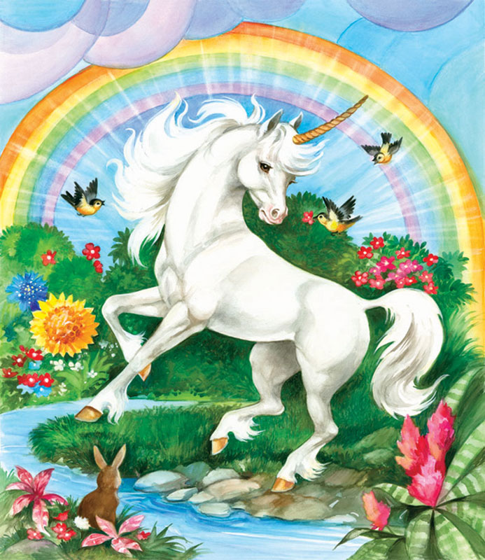 Unicorn - Scratch & Dent, 200 Pieces, SunsOut | Puzzle Warehouse